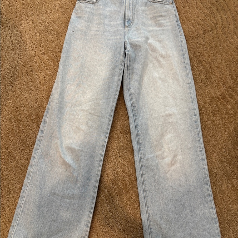 Garage Light Blue Flare Jeans
